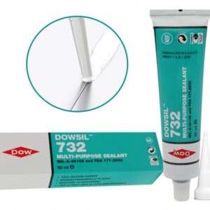Dowsil 732 Weißes Mehrzweck-Silikondichtmittel, 90-ml-Tube