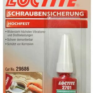 Loctite 2701 Schraubensicherung für chromatierte Schrauben, hochfest, 5 ml