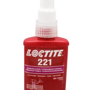 Loctite 221 Schraubensicherung für kleine Schrauben, geringe Festigkeit, violett, 50 ml