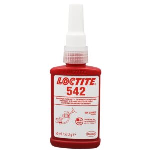 Loctite 542 Rohrgewindedichtmittel für kleine Metallanschlüsse, 50 ml