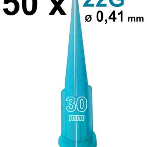 Loctite 97224 Set mit 50 PE-Dosiernadeln mit konischer Spitze 22G blau