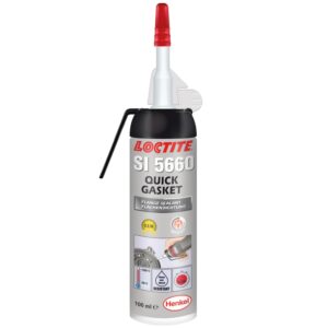 Loctite SI 5660 Silikondichtmittel grau 100 ml Schnelldichtung