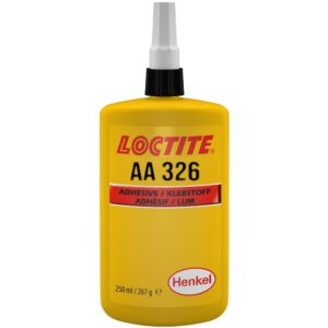 Loctite AA 326 Strukturklebstoff-Magnet-Bonder, gelbe 250-ml-Flasche
