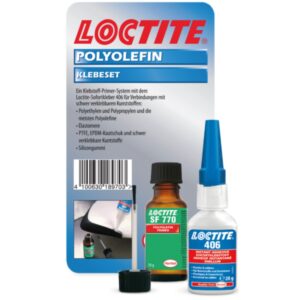 Loctite 406 + SF 770 Klebeset für Kunststoff- und Gummioberflächen 20+10g