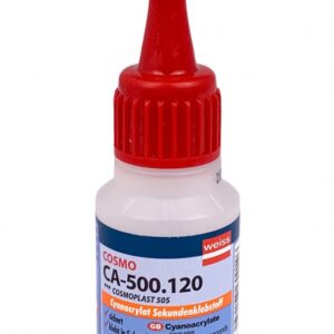 Cosmo CA-500.120 hochfester Sekundenkleber, klar, 20-g-Flasche
