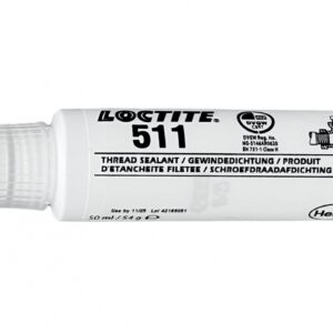 Loctite 511 Rohrgewindedichtmittel mit geringer Festigkeit, weiße 50-ml-Tube