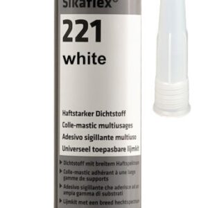 Sikaflex 221 Mehrzweck-Polyurethan-Klebstoff, weiß, 300 ml