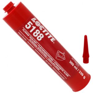 Loctite 5188 Flexibles anaerobes Flanschdichtmittel, rot, 300-ml-Kartusche