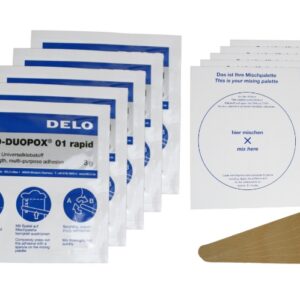 Delo-Duopox 01 Rapid Zweikomponenten-Epoxidklebstoff – Reparaturset 5 x 3 g