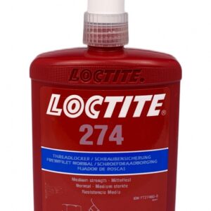 Loctite 274 Schraubensicherung, niedrige Viskosität, mittlere Festigkeit, blau, 250 ml