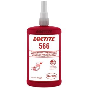 Loctite 566 Flüssiges Gewindedichtmittel für Metallrohre und -armaturen, 250 ml