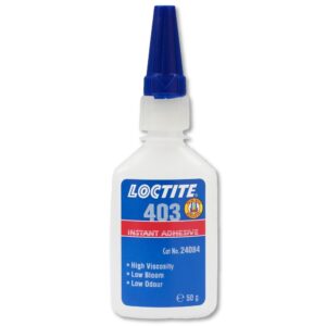 Loctite 403 Geruchsarmer Alkoxyethyl-Sofortklebstoff, klar, 50-g-Flasche