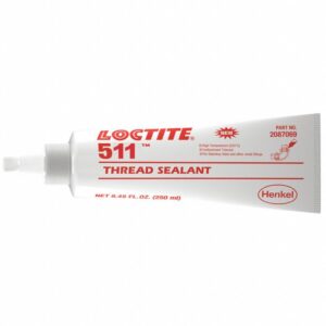 Loctite 511 Rohrgewindedichtmittel mit geringer Festigkeit, weiße 250-ml-Tube