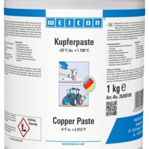 Weicon Kupferpaste KP 1000 für hohe Temperaturen bis 1100 °C – 1 kg
