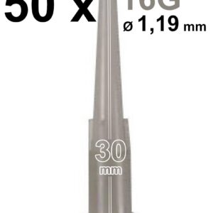 Loctite 97221 Set mit 50 Dosiernadeln mit konischer Spitze 16G grau