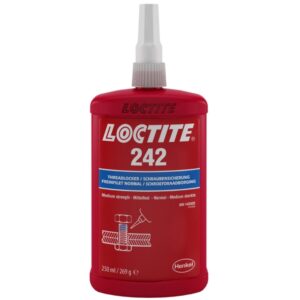 Loctite 242 Schraubensicherung mittelfest blau 250 ml