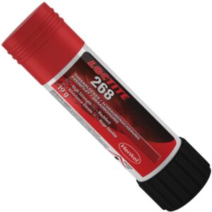Loctite 268, tropffreier, hochfester, roter Schraubensicherungsstift, 19 g