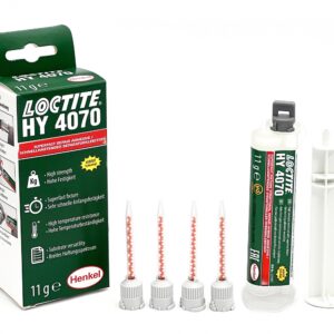 Loctite HY 4070 Zweikomponenten-Reparatur-Sofortklebstoff, ultraschnell, klar, 11 g