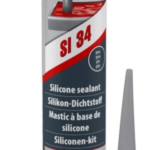 Teroson SI 34 Kartusche Silikondichtstoff grau 300ml