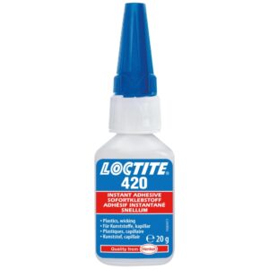 Loctite 420 Universeller Instant-Kapillarklebstoff, transparent, 20-g-Flasche