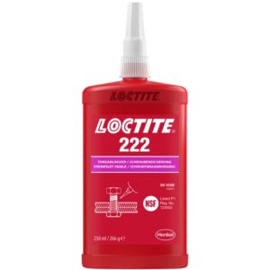 Loctite 222 Schraubensicherung mit geringer Stärke, violett, 250 ml