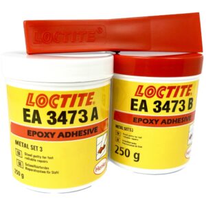 Loctite EA 3473 Fixmaster Fast Set Steel Putty Repair Metal SetS3 500g
