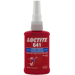 Loctite 641 Demontierbares Fügemittel mittlerer Stärke, 50 ml