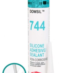 Dowsil 744 RTV Weißer Silikon-Klebedichtstoff, 310-ml-Kartusche