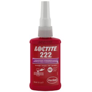 Loctite 222 Schraubensicherung mit geringer Festigkeit, violett, 50 ml