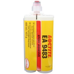 Loctite EA 9483 Zweikomponenten-Epoxidklebstoff, transparent, 400-ml-Kartusche