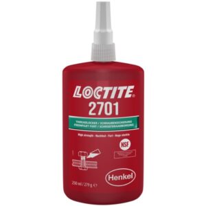 Loctite 2701 Schraubensicherung für chromatierte Schrauben, hochfest, 250 ml