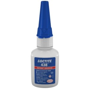 Loctite 438 Zäher Sofortklebstoff auf Ethylbasis, schwarz, 20-g-Flasche