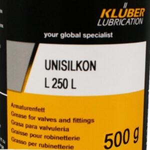 Klüber Unisilkon L 250 L Fett für Ventile und Armaturen 500g Kartusche