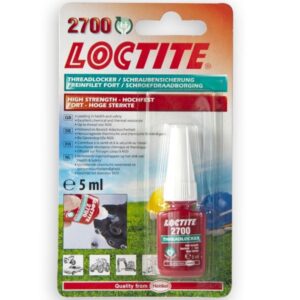 Loctite 2700 ungefährlicher Schraubensicherungslack mit hoher Festigkeit, grün, 5 ml