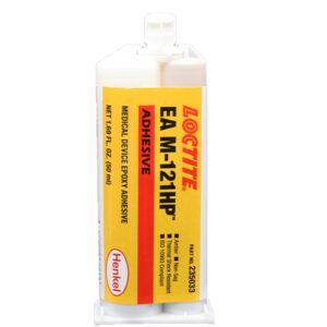 Loctite EA M-121HP MED Zweiteiliger Epoxidklebstoff für medizinische Geräte, 50 ml