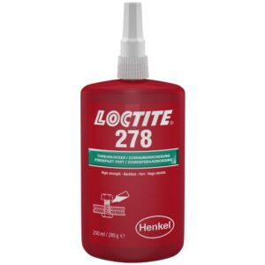 Loctite 278 Schraubensicherung hochfest, grün, 250-ml-Flasche