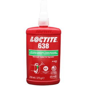 Loctite 638 Fügemittel, schnell aushärtend, hochfest, grün, 250 ml