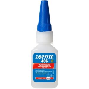 Loctite 406 Cyanacrylat-Sofortkleber mit niedriger Viskosität, 20 g