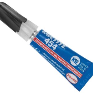 Loctite 454 Universal-Sofortklebstoff, tropffreies Gel, transparent, 3 g Tube