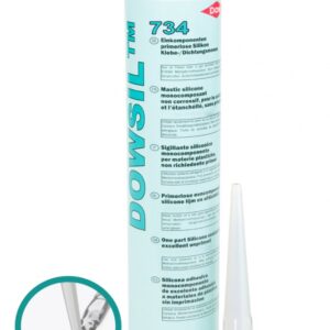 Dowsil 734 Fließfähiges RTV-Silikon-Klebedichtmittel, klar, 310 ml