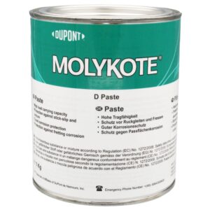 Molykote D Paste Schmiermittel für die Montage mit PTFE, weiß, 1 kg Dose