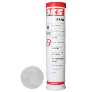 OKS 1110 Mehrzweck-Silikonfett in Lebensmittelqualität, farblos, NLGI-3, 400 ml