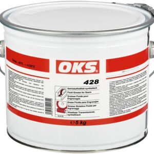 OKS 428 Synthetisches Fließfett für Getriebe, 5 kg Hobbock