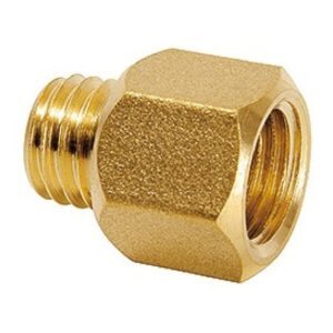 Perma 104842 Reduzierstück Messing M12 männlich x G1/4 weiblich