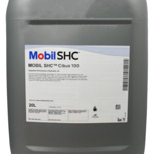 Mobil SHC Cibus 100 Hochleistungsöl für Lebensmittelmaschinen, 20-Liter-Kanister