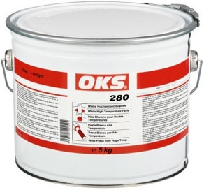 OKS 280 weiße Hochtemperaturpaste 5kg Hobbock