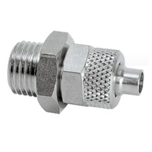 Perma 104867 Rohrverbinder Edelstahl G1/4 männlich für Rohr aØ 8 mm