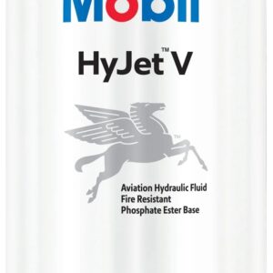 Mobil HyJet V Luftfahrt-Hydraulikflüssigkeit, schwer entflammbar, Typ V, 946 ml