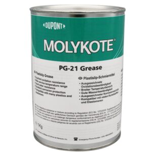 Molykote PG-21 Plastislip Fett auf Silikonbasis weiß NLGI-2 1kg Dose